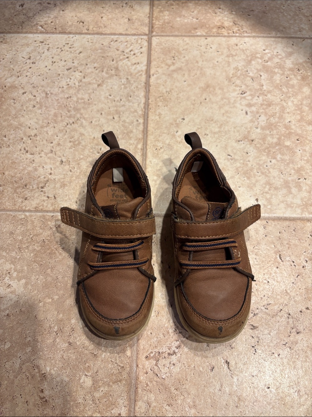 Stride Rite Ethan Brown Kids Sneakers